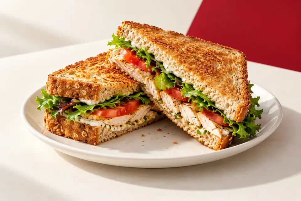 Illustration of a generic toasted sandwich